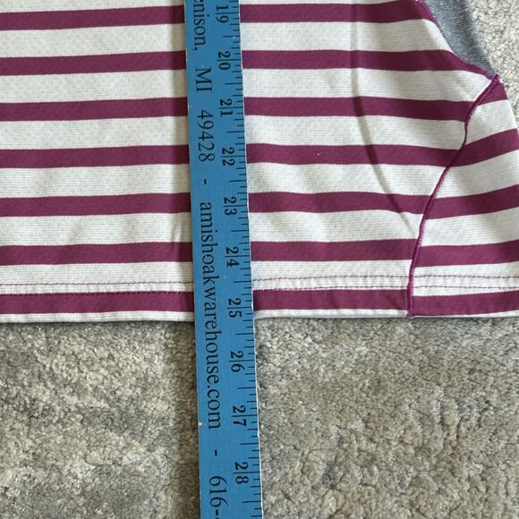 Patagonia Shirt Womens Medium Capilene 3 Midweight Crew Baselayer Top Striped - Picture 6 of 7